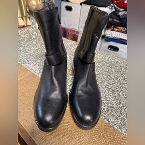 Elegant Clark’s Black Leather Women's Brand New Boots
